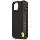 7. Etui Ferrari Carbon na iPhone 14 Plus - czarne
