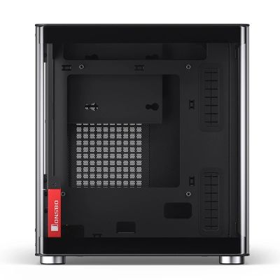 16. Obudowa PC Jonsbo TK-0, Mini-Tower, Mini-ITX, Tempered Glass, Holz - schwarz