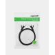 5. Ugreen płaski kabel przewód internetowy sieciowy Ethernet patchcord RJ45 Cat 6 UTP 1000 Mbps 2 m czarny (50185)