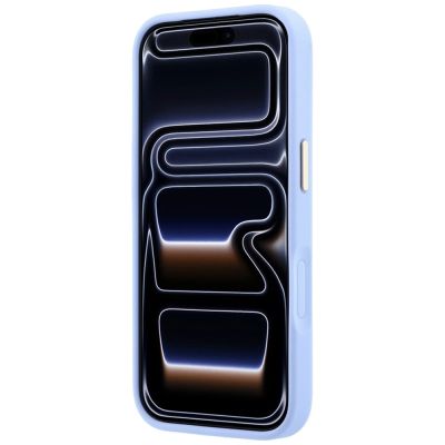5. Etui Guess Ring Stand 360 Grained Classic Logo MagSafe na iPhone 18 Pro / 17 Pro - jasnoniebieskie