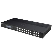 Lindy 38435 przełącznik macierzy Przełącznik matrycowy AV Wbudowany wyświetlacz