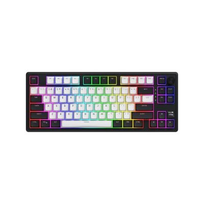 25. HATOR Skyfall 80 MAG ULTIMA 8K wireless klawiatura Gaming USB + RF Wireless + Bluetooth QWERTY US English Czarny, Biały