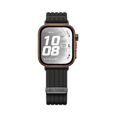 3. Pasek Tech-Protect Nylon an Huawei Watch Fit 3 / 4 / 4 Pro / 5 / 5 Pro - czarny