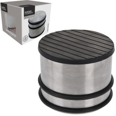 4. STOPER DO DRZWI 9CM SREBRNY