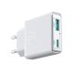 4. Ładowarka sieciowa Joyroom JR-TCF14 20W USB-A USB-C supercienka - biała
