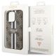 8. Etui Guess 4G Printed Stripes MagSafe na iPhone 14 Pro Max - brązowe