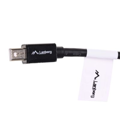 2. Adapter Lanberg AD-0003-BK (Mini DisplayPort M - DisplayPort F; 0,10m; kolor czarny)
