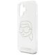 6. Etui Karl Lagerfeld IML Rhinestones Karl Head do iPhone 16 przezroczysty