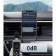 17. Baseus samochodowy uchwyt na telefon do kratki nawiewu czarny (SUGP-01)