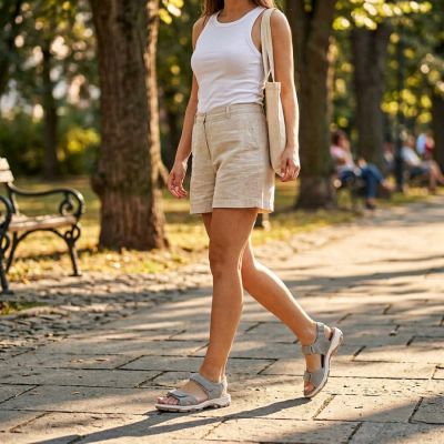 20. Komfortowe sandały Rieker W RKR674 szare