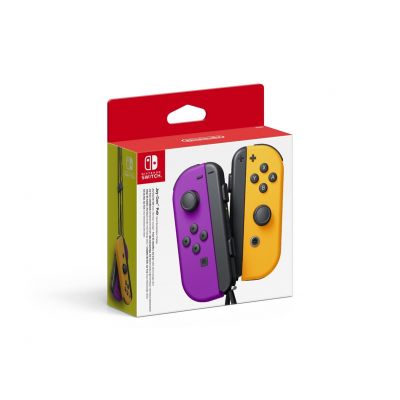 3. Kontrolery Nintendo Joy-Con Pair Neon Purple/Neon Orange
