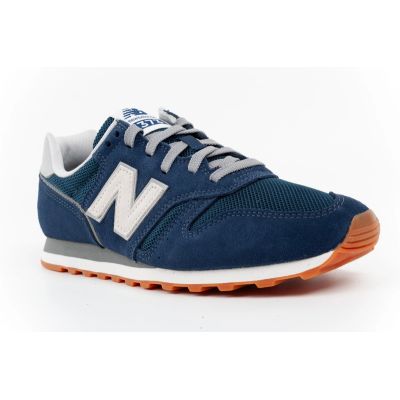 3. New Balance buty sportowe męskie sneakersy 373 granatowe skórzane