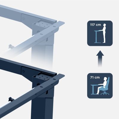 3. Stelaż elektryczny Xeno 5.0 Black