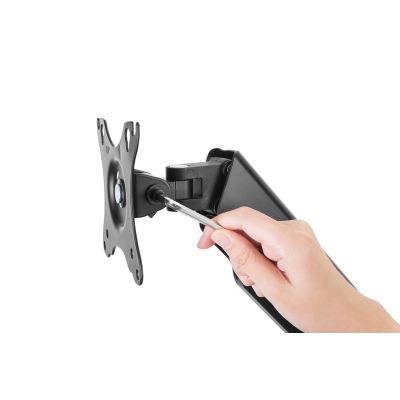 5. Uchwyt ścienny pojedynczy 1xLCD max 32" i 9kg z sprężyną gazową