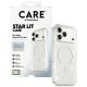 4. Etui CARE by PanzerGlass Flagship Urban Explorer w. White MagSafe na iPhone 17 Pro Max - przezroczysto-brokatowe