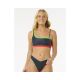Top RIP CURL Gigi One Shoulder Top turkusowy