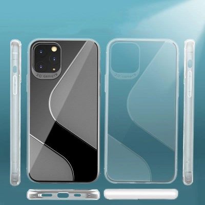 13. S-Case elastyczne etui pokrowiec Huawei P40 Lite E czarny