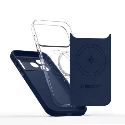 4. Etui Tech-Protect Uniq MagSafe MagSafe na iPhone 17 Pro Max - granatowe