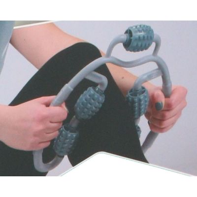 3. WAŁEK ROLLER FITNESS 5 ROLEK UMBRO SZARY