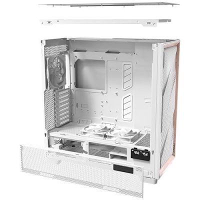 9. Obudowa PC Antec Flux Pro, Full-Tower, E-ATX, Szkło hartowane – biała