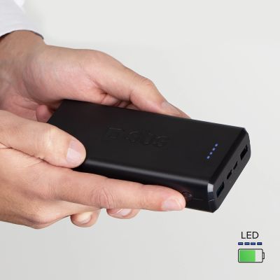 6. Powerbank Puro Fast 20000 mAh 2x USB-A + 1x USB-C - czarny