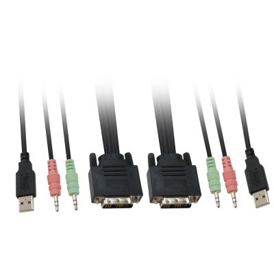 2. LevelOne KVM-0260 przełącznik KVM Czarny, Szary