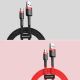 17. Baseus Cafule Cable wytrzymały nylonowy kabel przewód USB / micro USB 2A 3M czarno-szary (CAMKLF-HG1)
