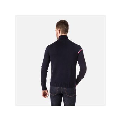 2. Sweter ROSSIGNOL Major 1/2 Zip granatowy