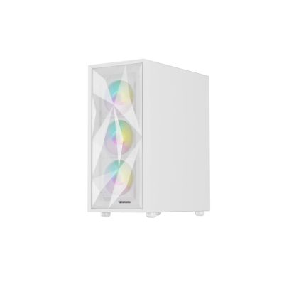 9. OBUDOWA GENESIS DIAXID 605 ARGB MIDI TOWER Z OKNEM USB-C BIAŁA