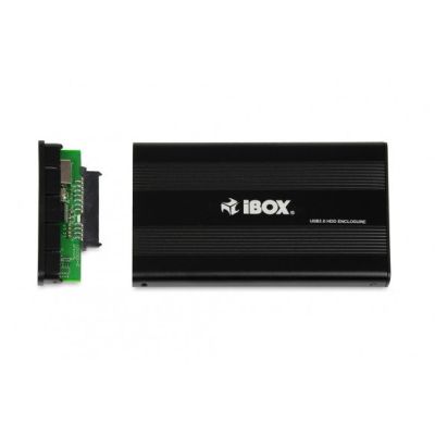 3. Obudowa IBOX HD-01 ZEW. 2,5" USB 2.0 IEU2F01 (2.5"; USB 2.0; Aluminium; kolor czarny)