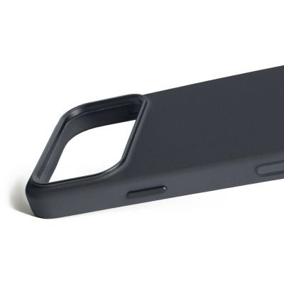 6. Mujjo Leather Case - etui skórzane do iPhone 17 Pro Max kompatybilne z MagSafe (basalt)