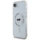 2. Etui Karl Lagerfeld IML Metal Karl Head MagSafe na iPhone 16e biały