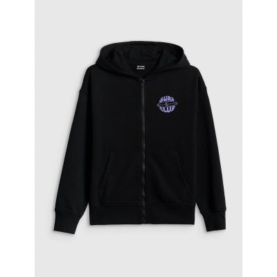 8. Bluza dresowa loose z kapturem chłopięca 4F 4FJRSS26TSWSM2934-20S