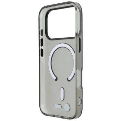 7. Etui BMW M IML Frosted Metal Logo & Trims MagSafe na iPhone 18 Pro Max / 17 Pro Max - czarne