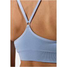 Biustonosz damski ODLO Padded Seamless Soft 2.0 Sport Bra niebieski