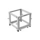 5. Otwarty Rack 19" 9U 600x600-1100 regulowany szary Lanberg