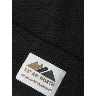 2. Jack&Jones czapka zimowa 12264107 BLACK