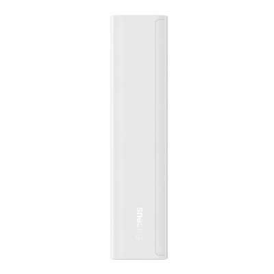 4. Powerbank Baseus Adaman2 z wyświetlaczem cyfrowym 2x USB-A / 1x USB-C 10000mAh 30W - biały