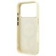 7. Etui Guess Ring Stand 360 Grained Classic Logo MagSafe na iPhone 18 Pro Max / 17 Pro Max - beżowe