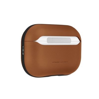 4. Etui Tech-Protect NaturalFit na AirPods Pro 3 - brązowe