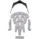 6. Kask rowerowy Meteor MV29 Drizzle L 58-61 cm czarno-ciemnoszary 24712