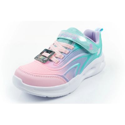 3. Skechers buty sportowe dziecięce Color Breeze LED dla dziewczynki