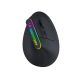 Mysz bezprzewodowa Wozinsky WMG-1164 gamingowa pionowa ergonomiczna 3600 DPI z podświetleniem RGB - czarna