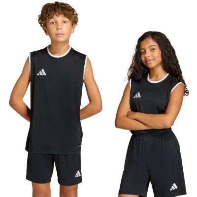 Koszulka dla dzieci adidas Entrada 26 Sleeveless Jersey czarna KB3933