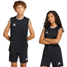 Koszulka dla dzieci adidas Entrada 26 Sleeveless Jersey czarna KB3933