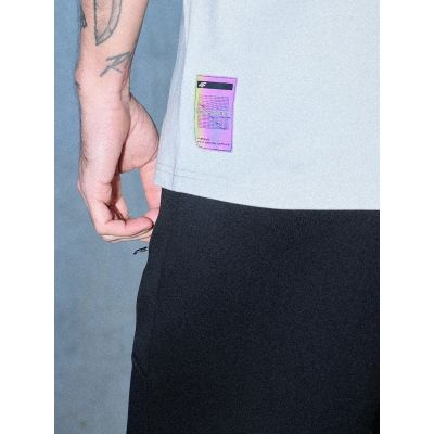 5. T-shirt regular z nadrukiem męski 4F 4FRSS26TTSHM3657-27S