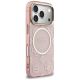 4. Etui Guess IML Peony Dot MagSafe na iPhone 17 Pro - różowe