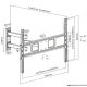 5. Equip 650342 uchwyt do telewizorów 177,8 cm (70") Czarny