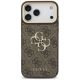 3. Etui Guess 4G Big 4G Classic Logo Big Strap Metal Buttons na iPhone 18 Pro / 17 Pro - brązowe