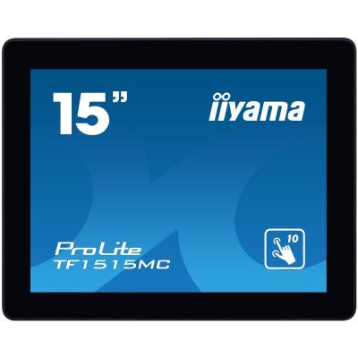 3. iiyama TF1515MC-B2 monitor komputerowy 38,1 cm (15") 1024 x 768 px XGA LED Ekran dotykowy Czarny